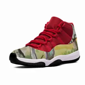 Men Olive Trees HD11 Basketball Sneakers