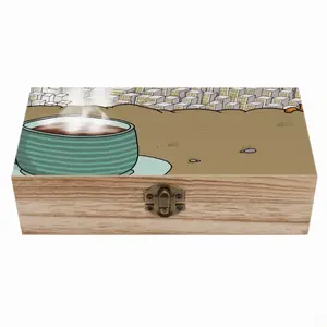 Espresso Hill Wooden Storage Box