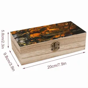 The Gold Of The Night Wooden Storage Box