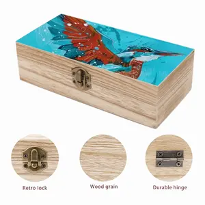 Kingfisher Wooden Storage Box