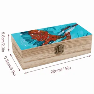 Kingfisher Wooden Storage Box