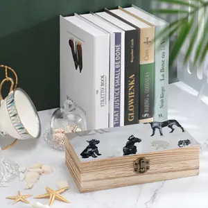 Dog Breeds Wooden Storage Box