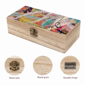 Wake Up And Live Wooden Storage Box