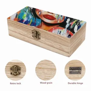 Summer Rain Wooden Storage Box