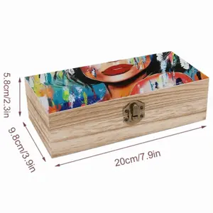 Summer Rain Wooden Storage Box