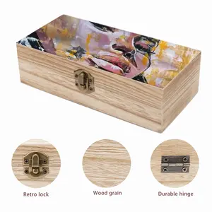 The Real Gold Wooden Storage Box