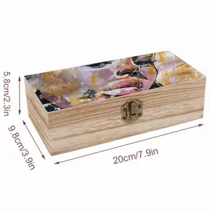 The Real Gold Wooden Storage Box