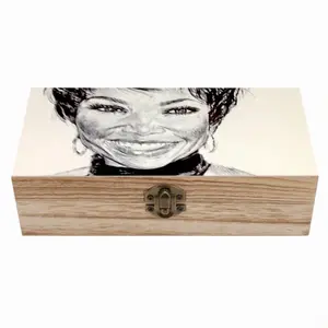 Tisha Campbell-Martin Wooden Storage Box