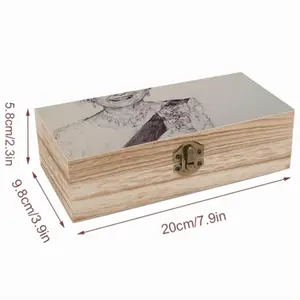 Queen Elizabeth Ii Wooden Storage Box