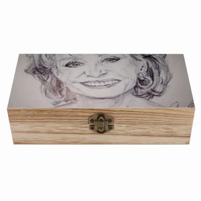 Barbara Walters Wooden Storage Box