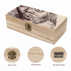 Bernie Mac Portrait Wooden Storage Box