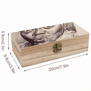 Bernie Mac Portrait Wooden Storage Box