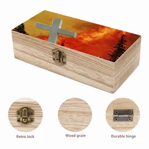 Eternal Flames Wooden Storage Box