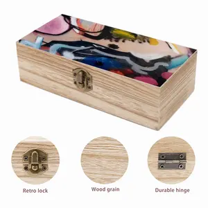 Trapdoor Wooden Storage Box