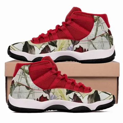 Men White Prints HD11 Basketball Sneakers