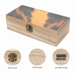 Bermuda Dragon Sunset Wooden Storage Box