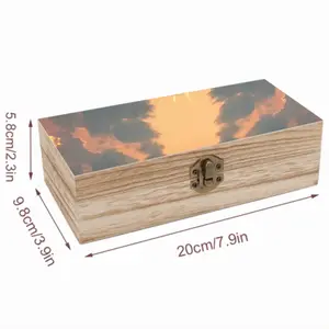 Bermuda Dragon Sunset Wooden Storage Box