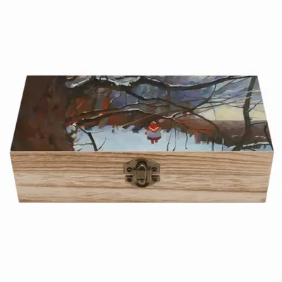 The Sun Has Set Wooden Storage Box