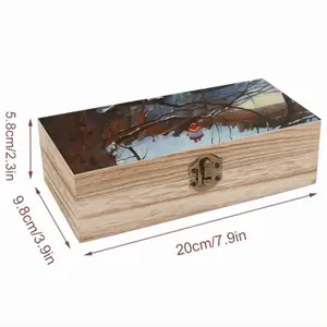 The Sun Has Set Wooden Storage Box