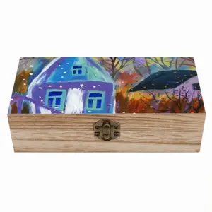 The First Snow Wooden Storage Box