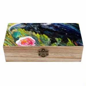 Mystic Raven Messenger Wooden Storage Box