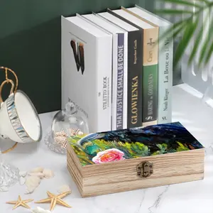 Mystic Raven Messenger Wooden Storage Box