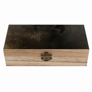 Black Rose Wooden Storage Box