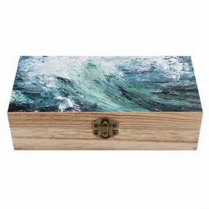 Dancing With Waves Wooden Storage Box