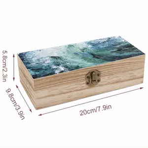 Dancing With Waves Wooden Storage Box