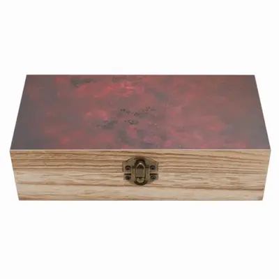 African Red Wooden Storage Box