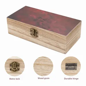 African Red Wooden Storage Box