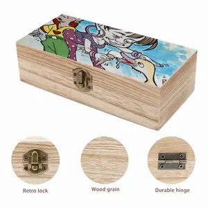 Money Spent Well Wooden Storage Box