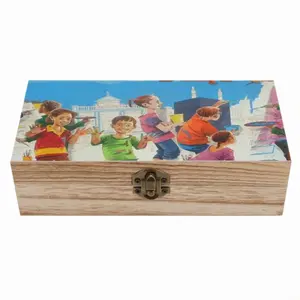 Painting The Dream World Wooden Storage Box