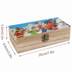 Painting The Dream World Wooden Storage Box