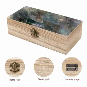 Shapes And Square Wooden Storage Box