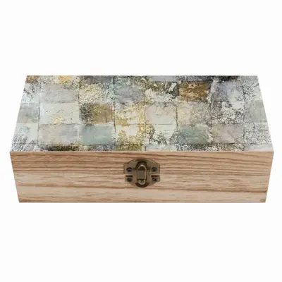 Lisbon Tiles Iii Wooden Storage Box