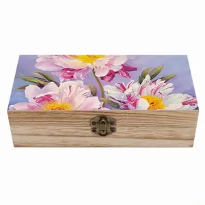 The Kingdom Of Peonies Wooden Storage Box