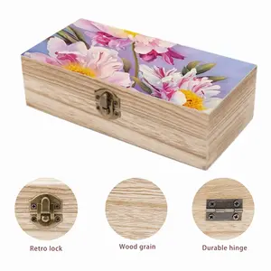 The Kingdom Of Peonies Wooden Storage Box