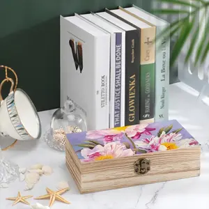 The Kingdom Of Peonies Wooden Storage Box