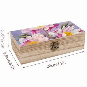 The Kingdom Of Peonies Wooden Storage Box