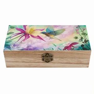 Blossoming Of Life Wooden Storage Box