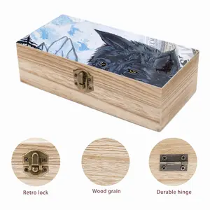 Wolf - Animals Wild Collage Design Decor Ideas Interior Wooden Storage Box