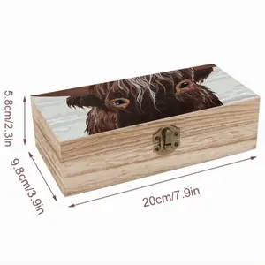 Bull - Red Bull Taurus Animals Buffalo Wild Wooden Storage Box