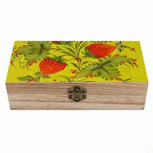 Raspberry Wooden Storage Box