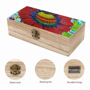 Flower Planet Wooden Storage Box