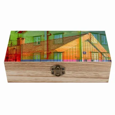 Color The Shaodows Wooden Storage Box