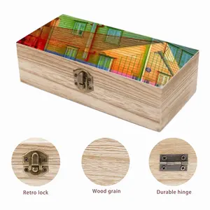 Color The Shaodows Wooden Storage Box