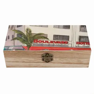 Boulevard Hotel South Beach Wooden Storage Box