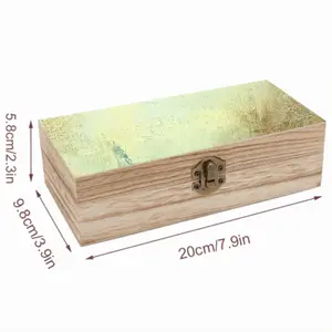 Both Sides Of The World Wooden Storage Box