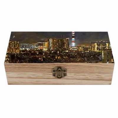 Moscow Tv Tower Wooden Storage Box